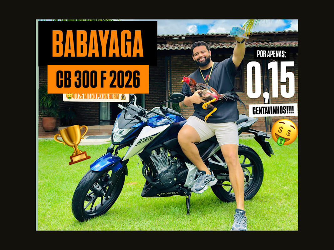 300 ZERO KM ou 25.000$ MIL NO PATACO💰